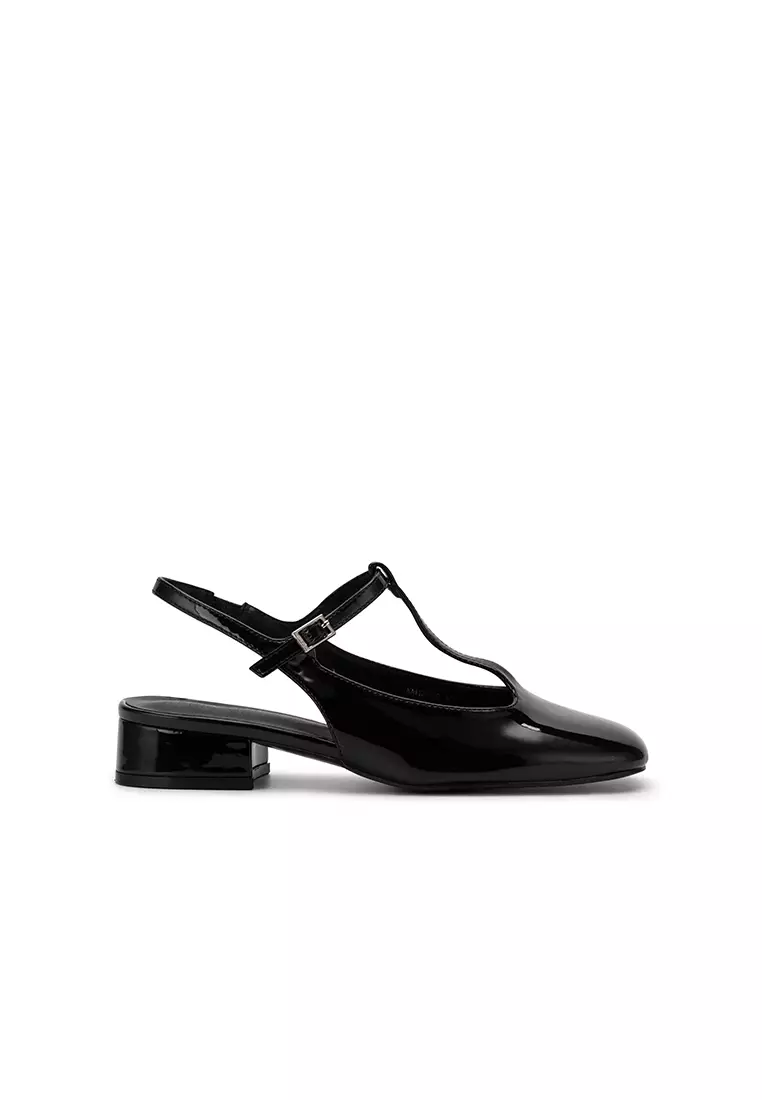 Discount on Nose  shoes - SKU: T-BAR SLINGBACK HEEL PUMP