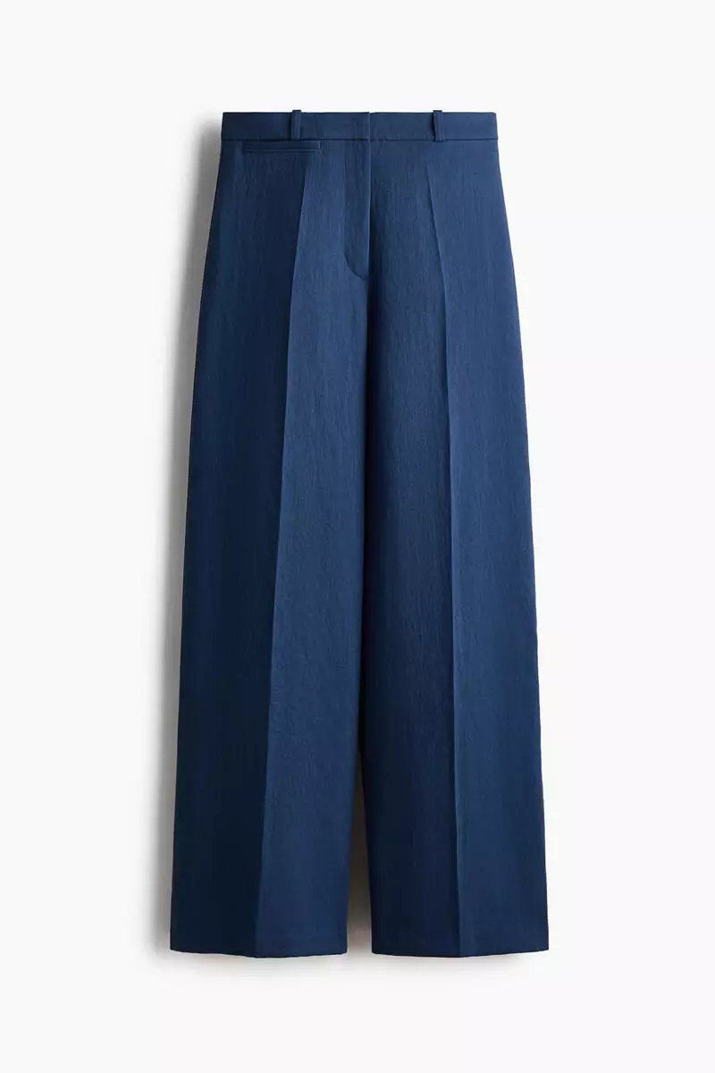 Wide tailored trousers