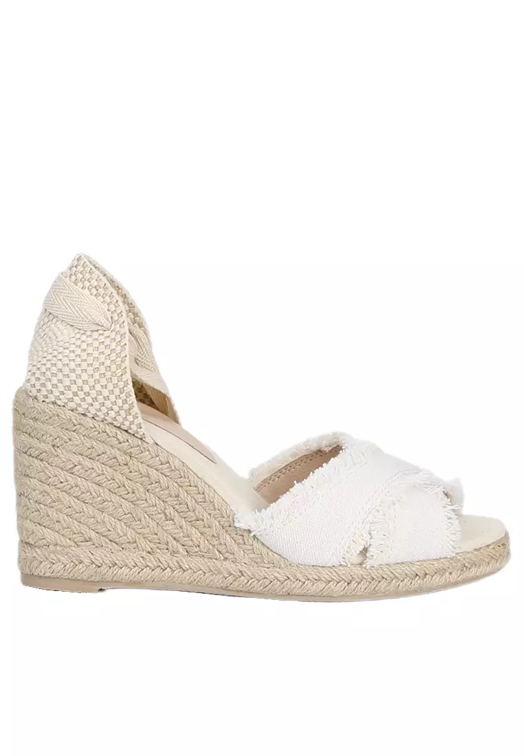 Discount on Twenty Eight Shoes  shoes - SKU: 9CM Lace Up Tassel Wedge Espadrilles HB2024128745