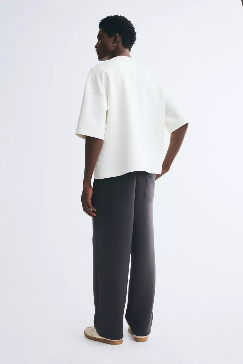 Relaxed Fit Scuba barrel joggers