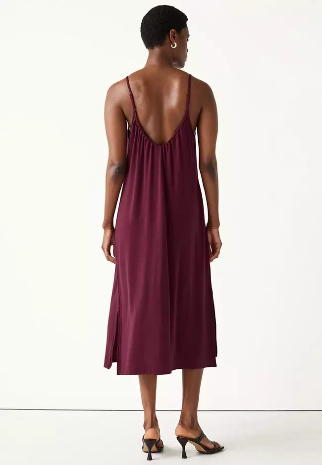 Strappy side cheap dress