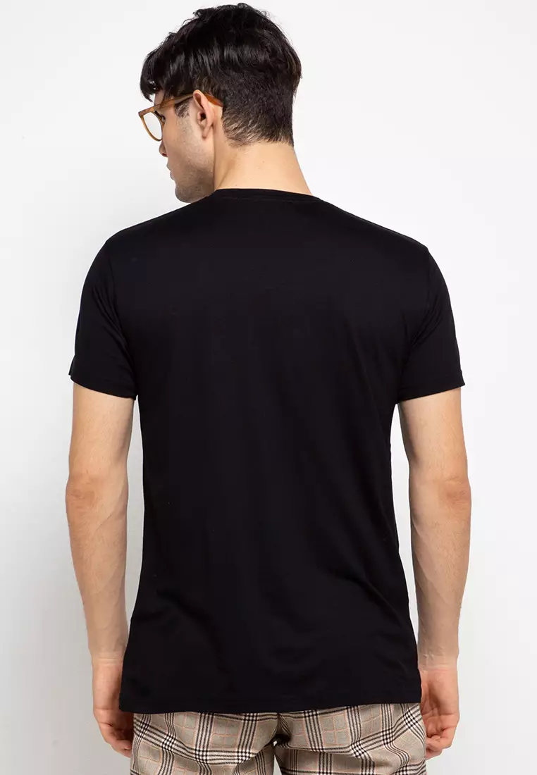 Nade NT312 This is MG x Nade Star Hitam Kaos anti kusut Pria