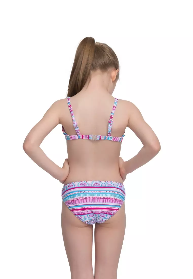 Spring Blossom Girl 3-piece Bikini Rash Guard Set