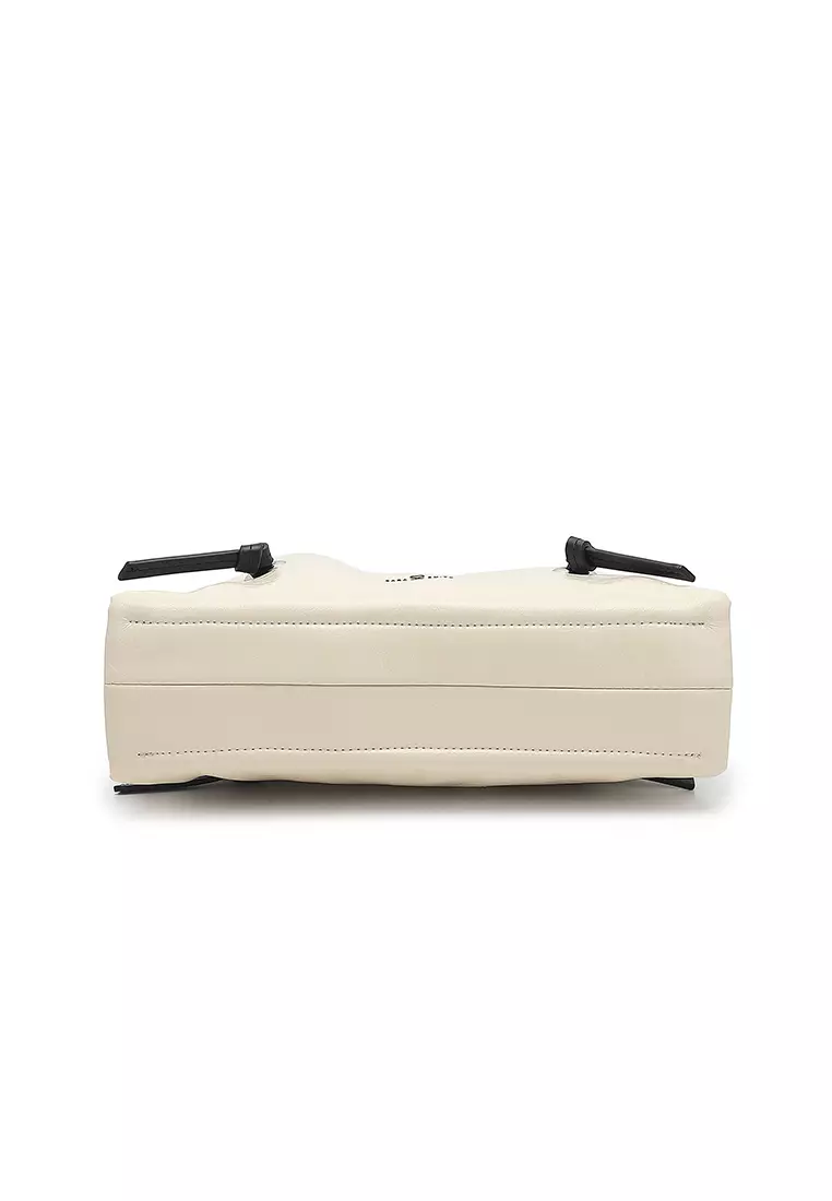 Women's Top Handle Bag / Sling Bag / Crossbody Bag - Beige