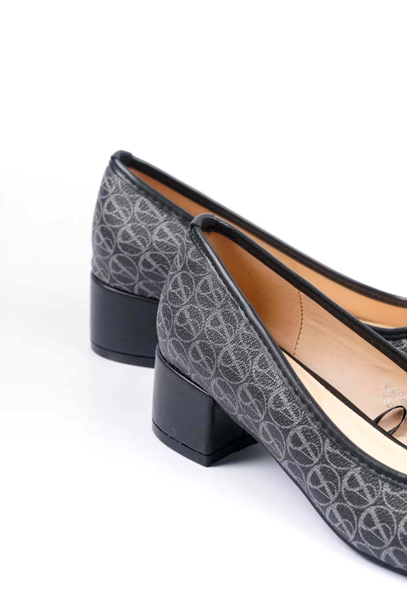 Blow Lana Urban Classic SAB Block Heels Square Toe Pantofel 4 cm BLWHEEL 0002