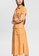 ESPRIT orange ESPRIT Blended linen: shirt dress with a belt 7FD6FAA6E5AFC9GS_2