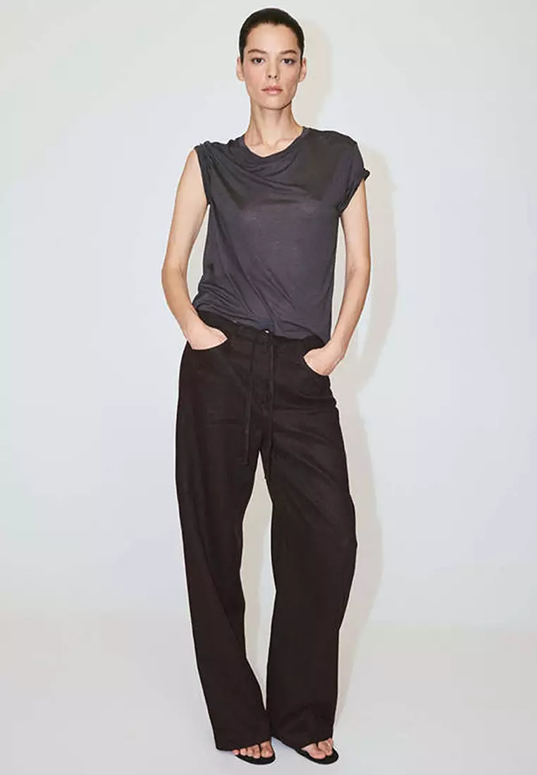 Bow Linen Trousers
