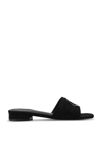 Noveni black Ring Strap Detail Sandals 35618SH610AF03GS_1