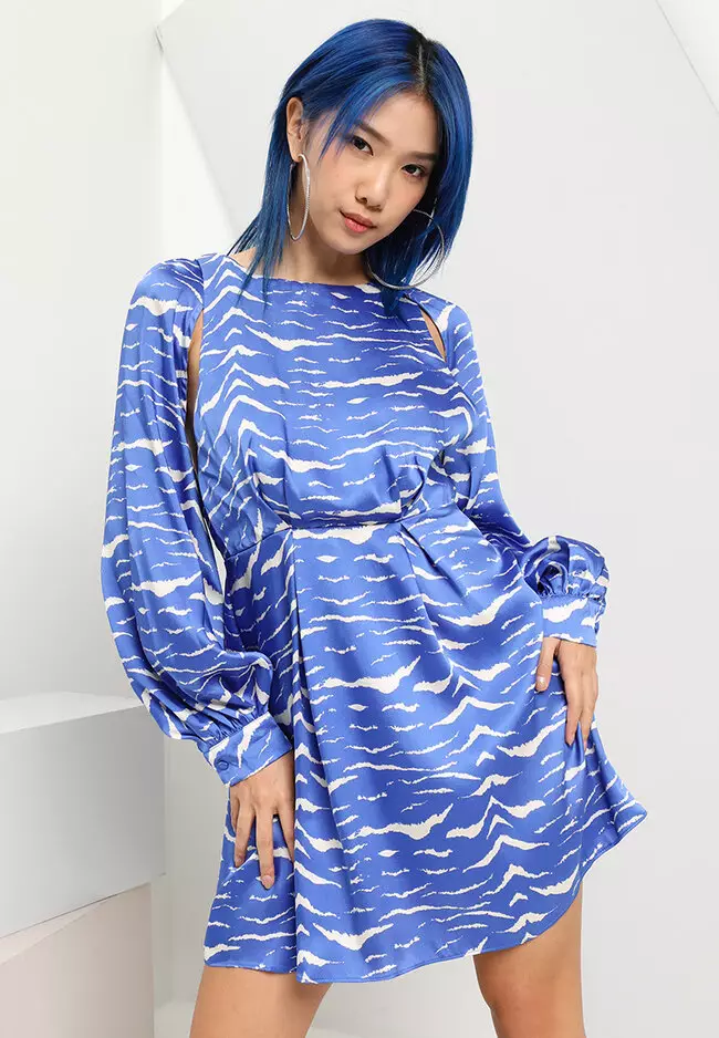 Topshop zebra shirt dress shop