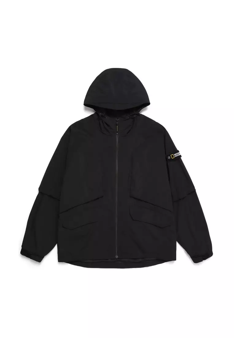 Men's NRN Pocket Hooded Utility Jacket