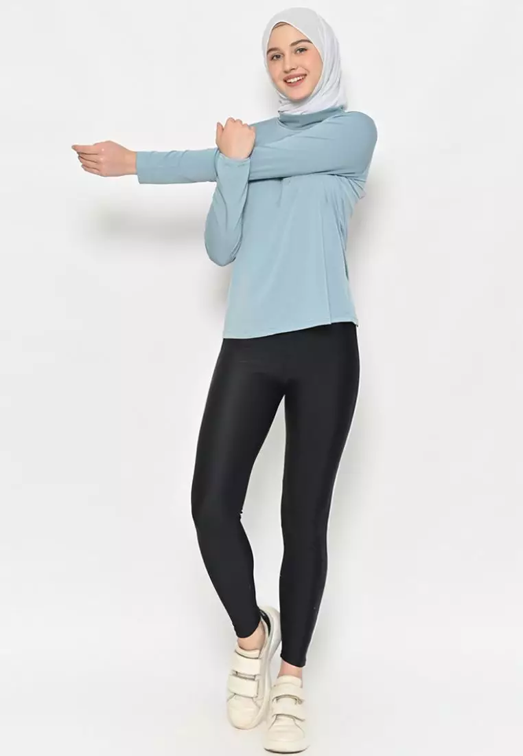 Mina Manset Sport Dusty Blue - Pakaian Olahraga