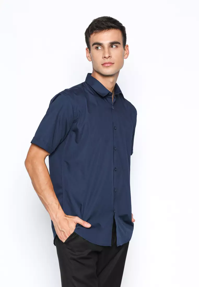 NAVY SHORT SLEEVE SHIRT
