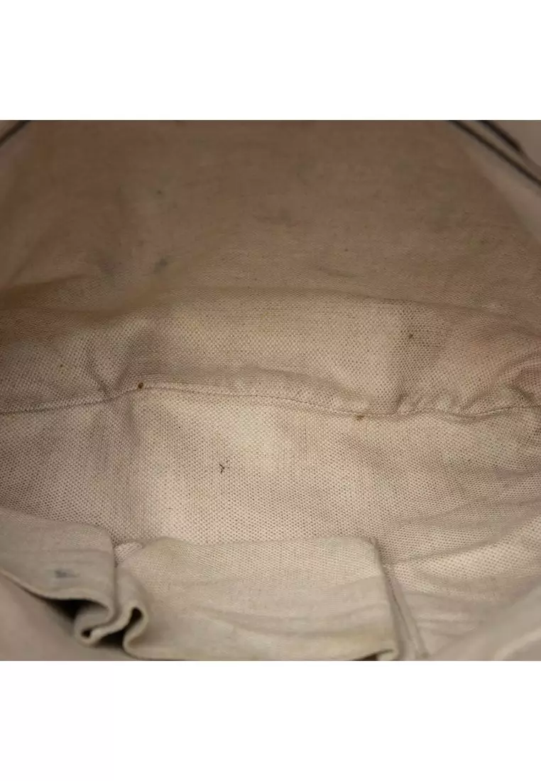 Pre-Loved Gucci Gg Canvas Web Mayfair Crossbody