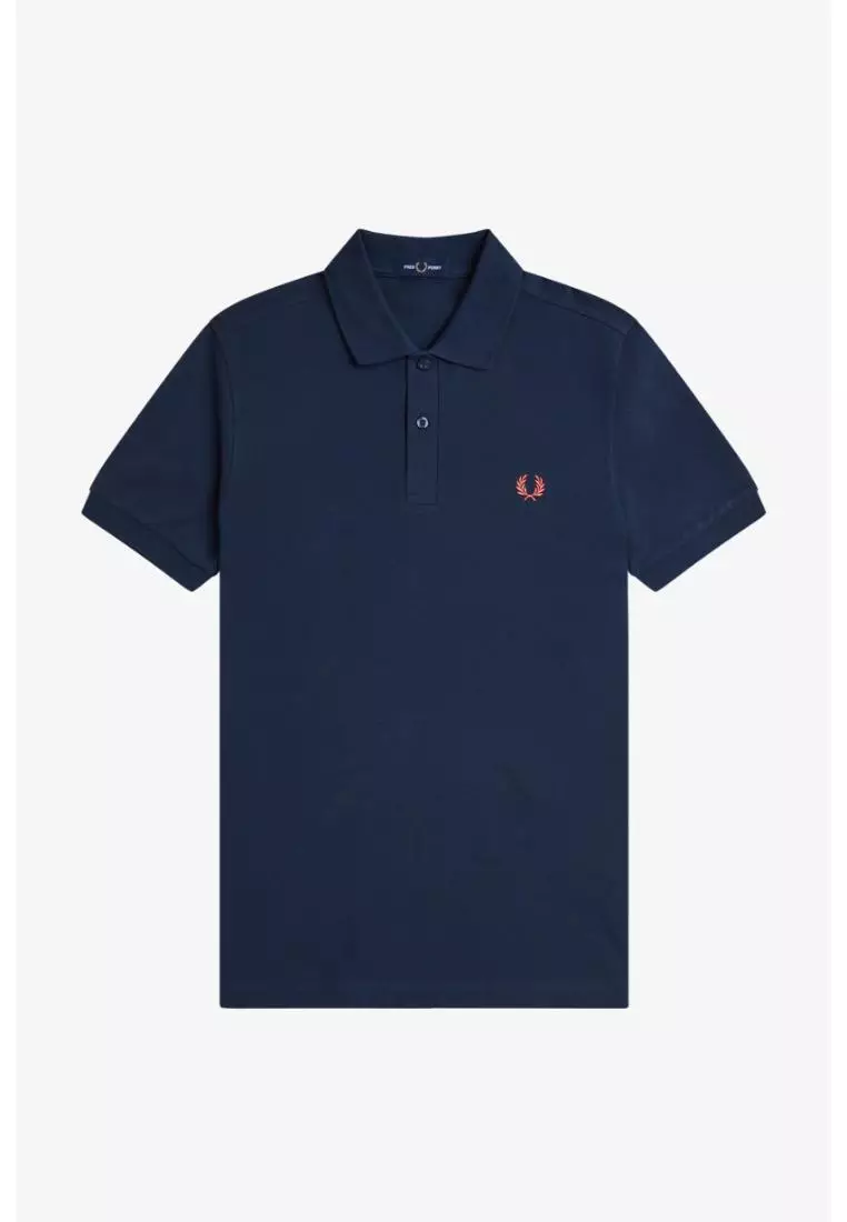 Fred Perry M6000 The Fred Perry Shirt (Tennis Blue / Flamingo Tan)