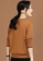 Its Me brown Retro V-Neck All-Match Sweater 97A4DAAF08B5C4GS_3