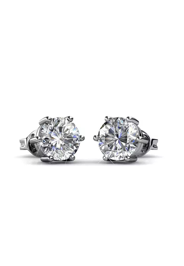 Buy solitaire top earrings