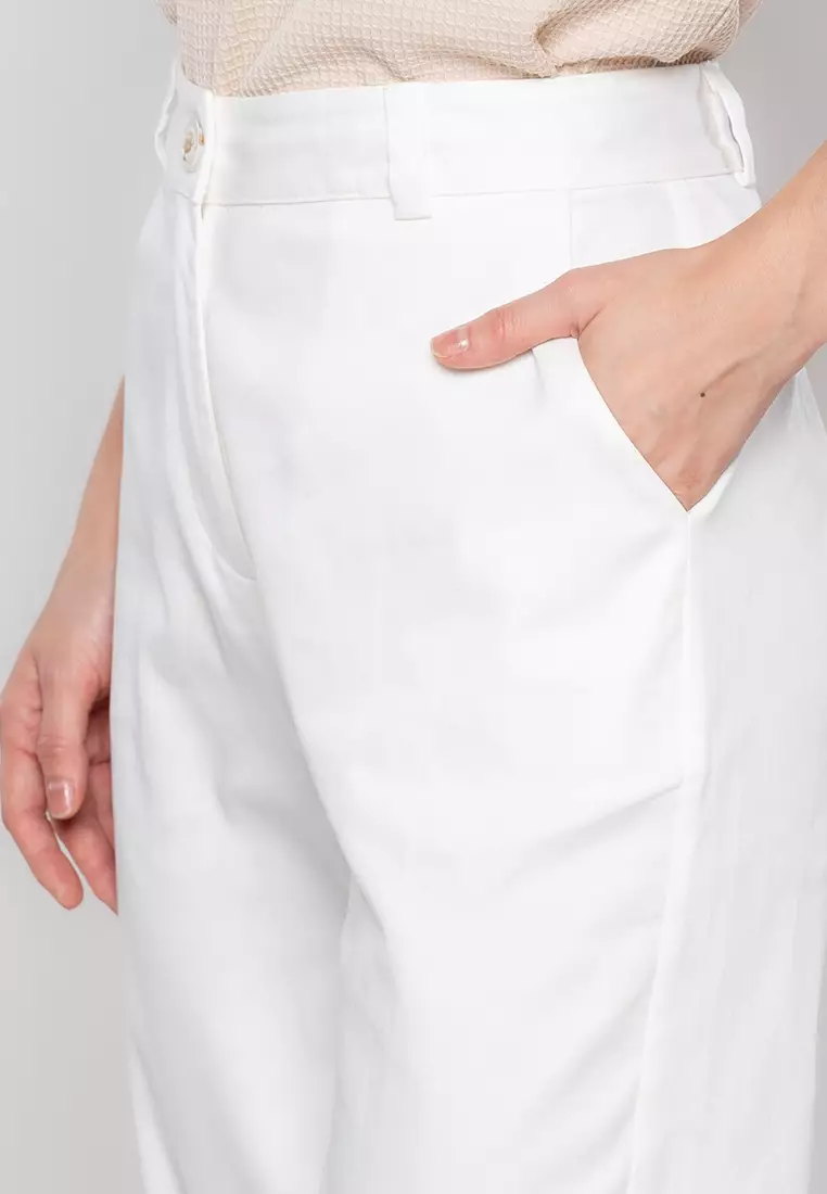 Crezelle Slim-Fit Pants with Pocket Detail