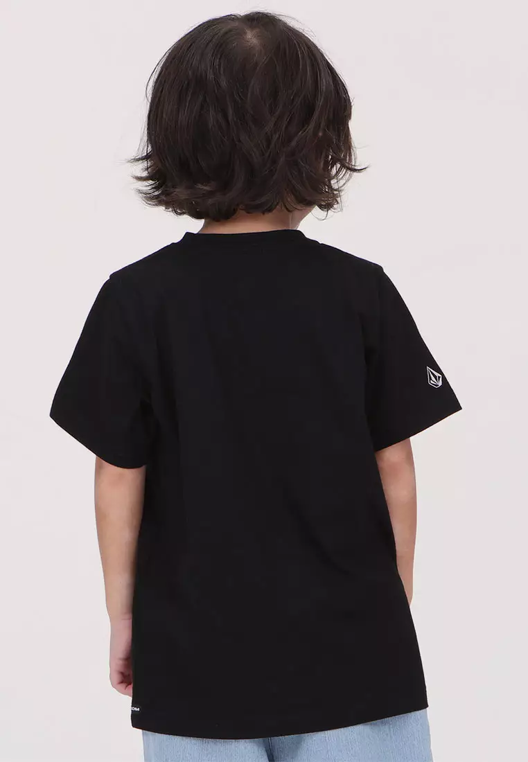 KRG CRACKED STONE SHORT SLEEVE TEE BLACK