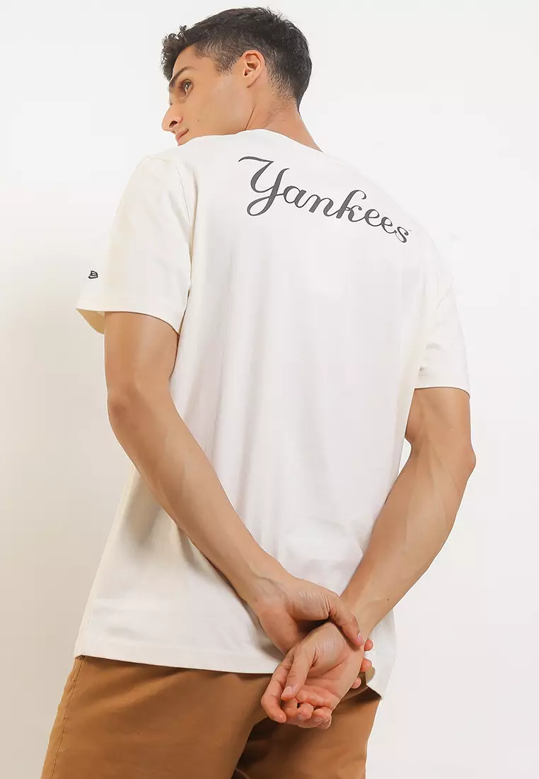 Jual New Era New York Yankees Short Sleeve Tee MLB Core Basic Original 2023
