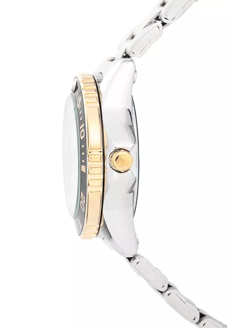 Analog Watch 20122485-Two Tone-White Dial