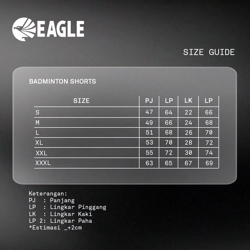 Eagle Pants Running Sprint - X - PUTIH