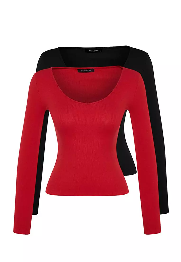 2-Pack Fitted Rib Top