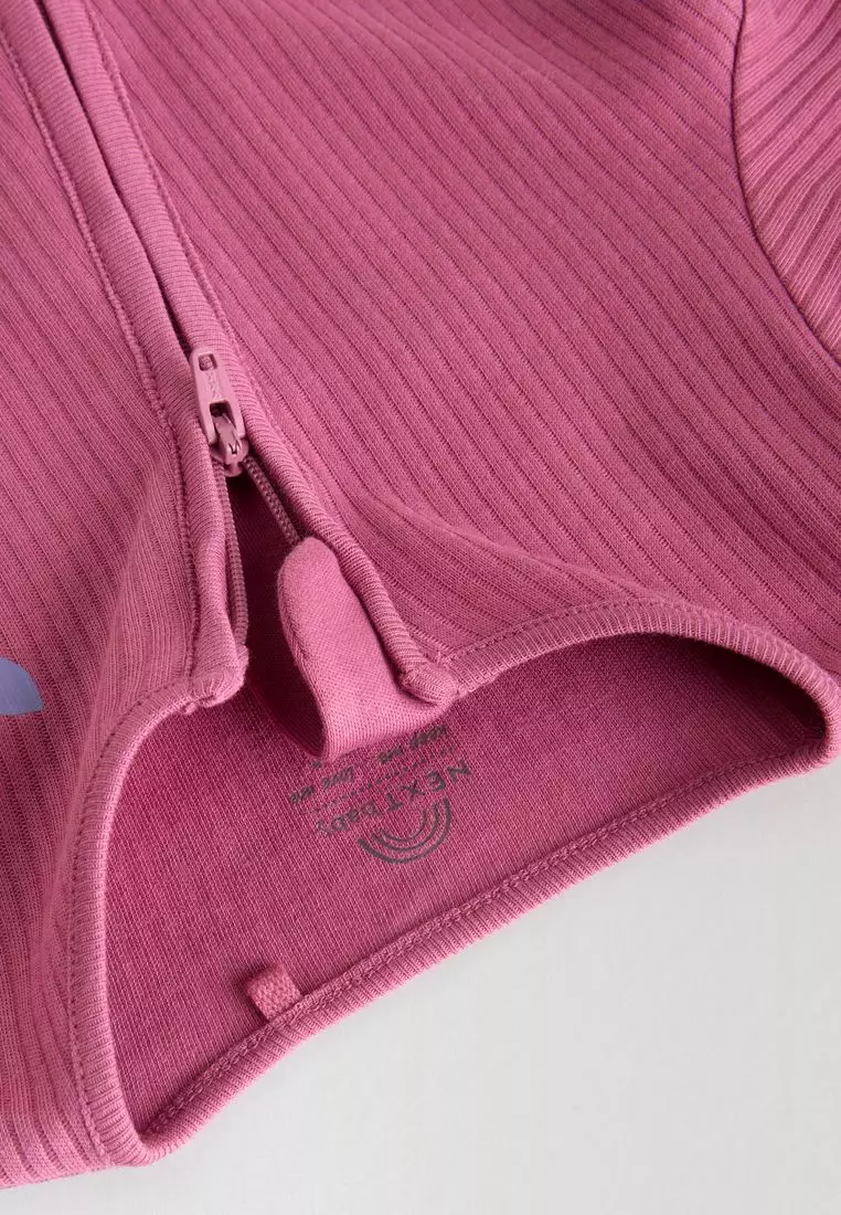 Two Way Zip Baby Sleepsuits 3 Pack