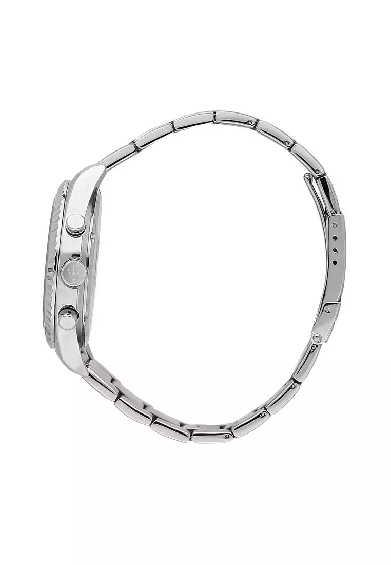 【2 Years Warranty】Maserati Competizione 43mm Men's Quartz Watch + Bracelet R8853100047