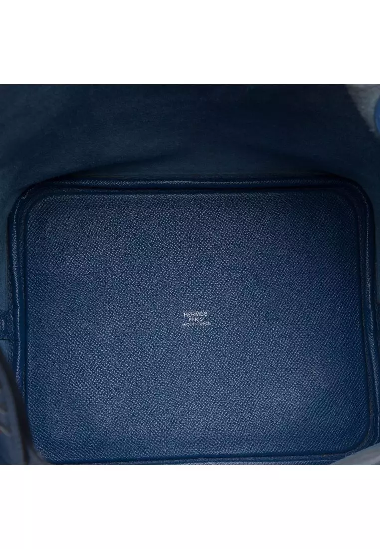 Pre-Loved Hermès Epsom Tressage Picotin Lock 22
