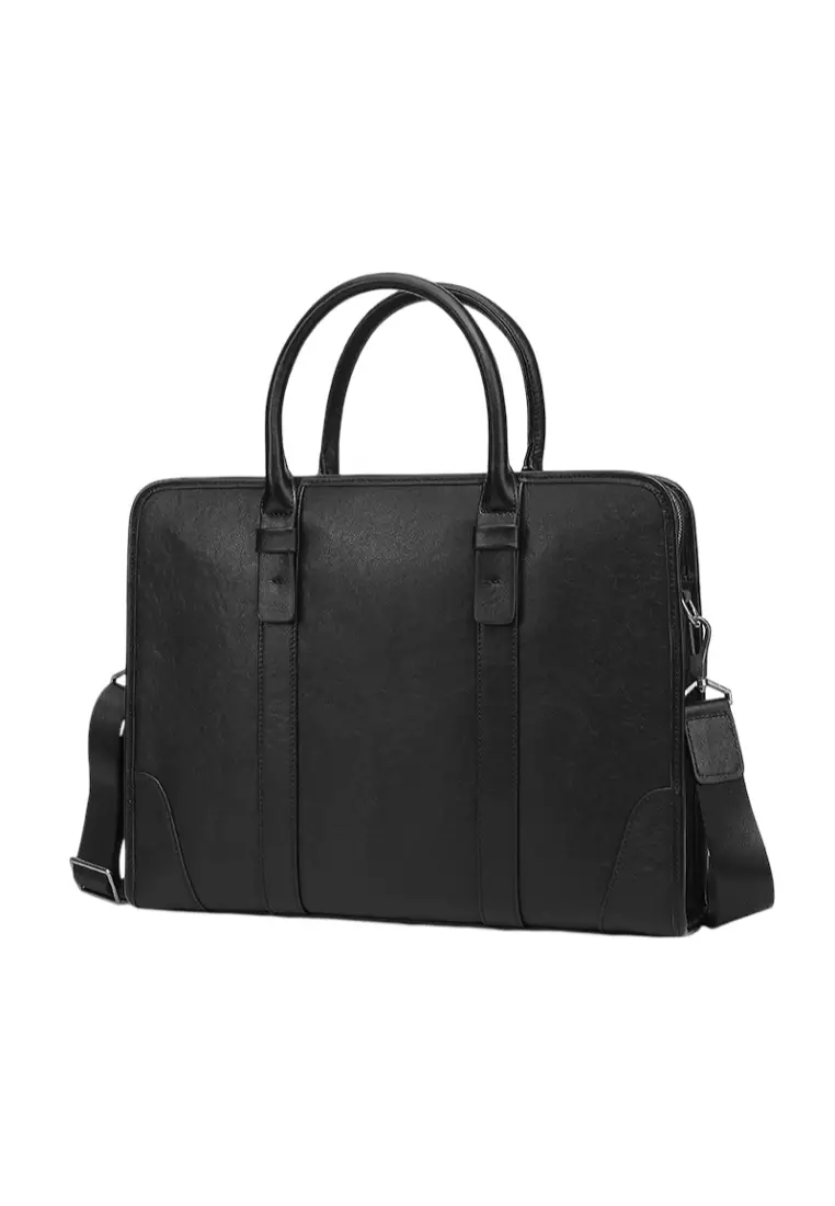Buy Lara Genuine Leather Men's Large Capacity Business Bag