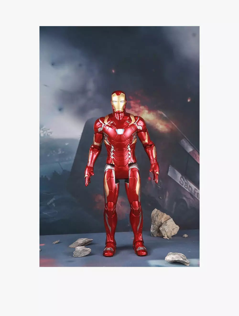 Marvel ZD Toys Iron Man MK85 Plastic Holder (New Package) - ZDT1911-02