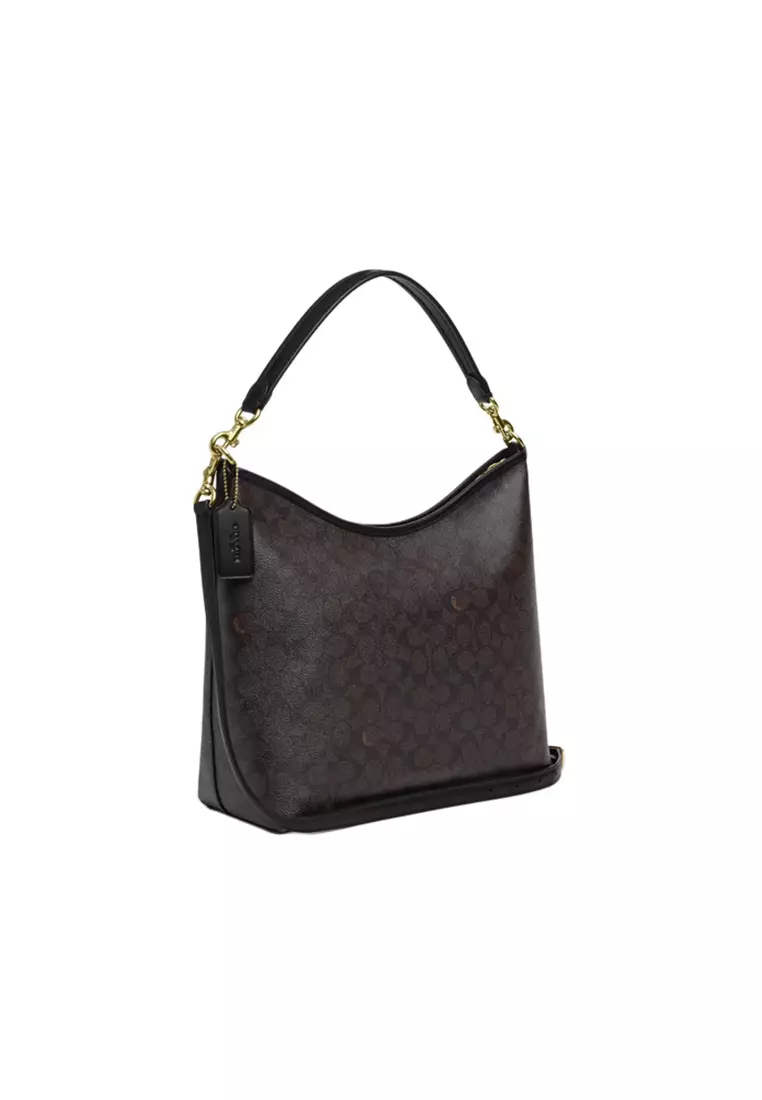 Laurel Large Shoulder Bag In Signature Canvas CY685