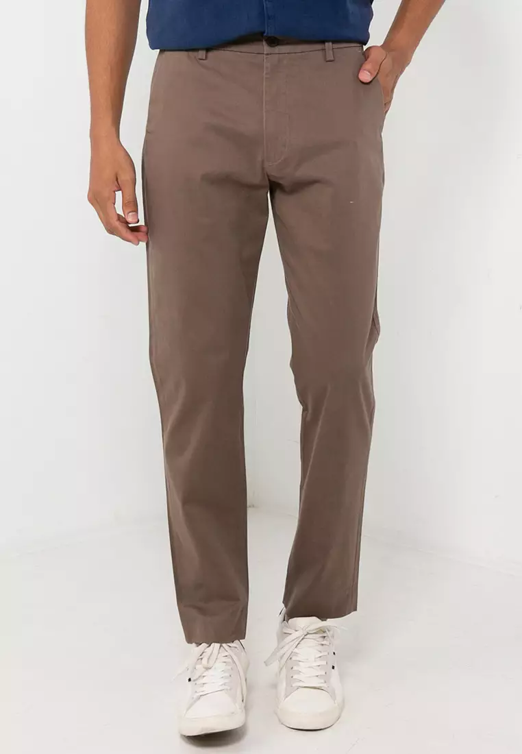 Premium Sateen Straight Chinos