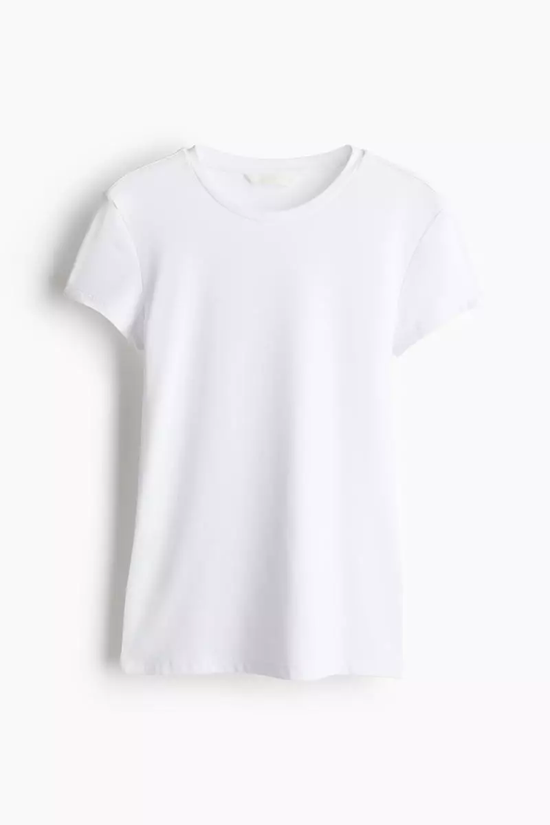 Fitted microfibre T-shirt