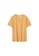 Mango 橘色 Short-Sleeved Linen T-Shirt D1584AA08FE9ACGS_5
