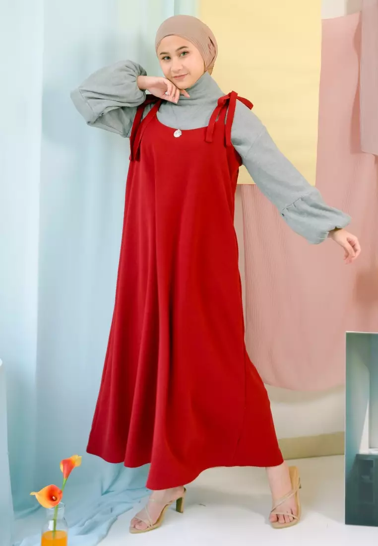 Disa Overall Light Maroon