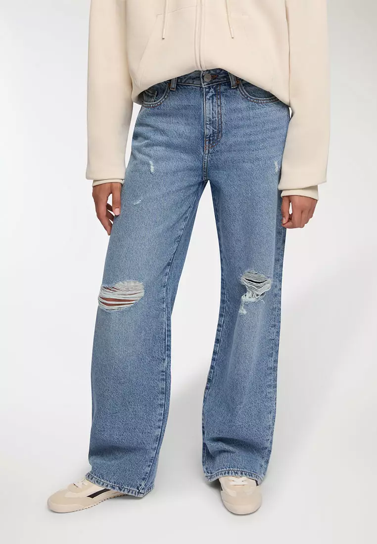 Woman Long Pants Jeans