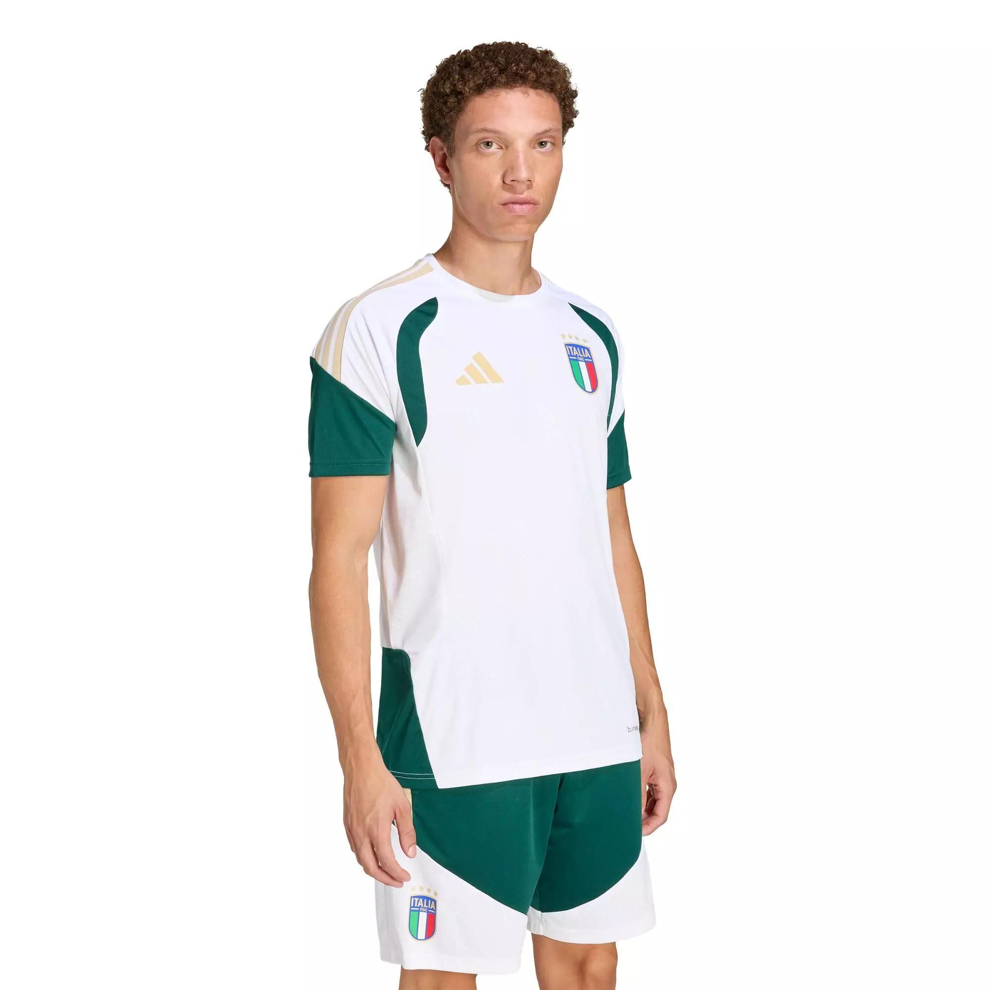 Football Italy 26 Tiro Training Jersey Men White JZ9375