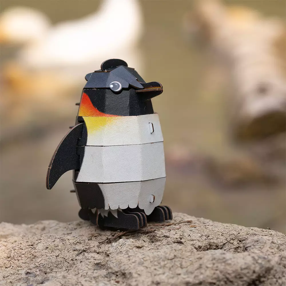 Mieredu 3D Puzzle Build & Sound Penguin Set 31 pcs - Hitam/Putih