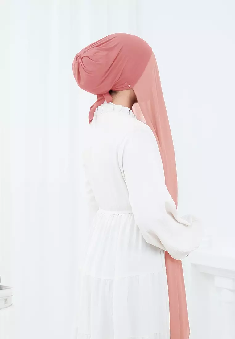 HIJAB INSTAN ELENA - SALMON