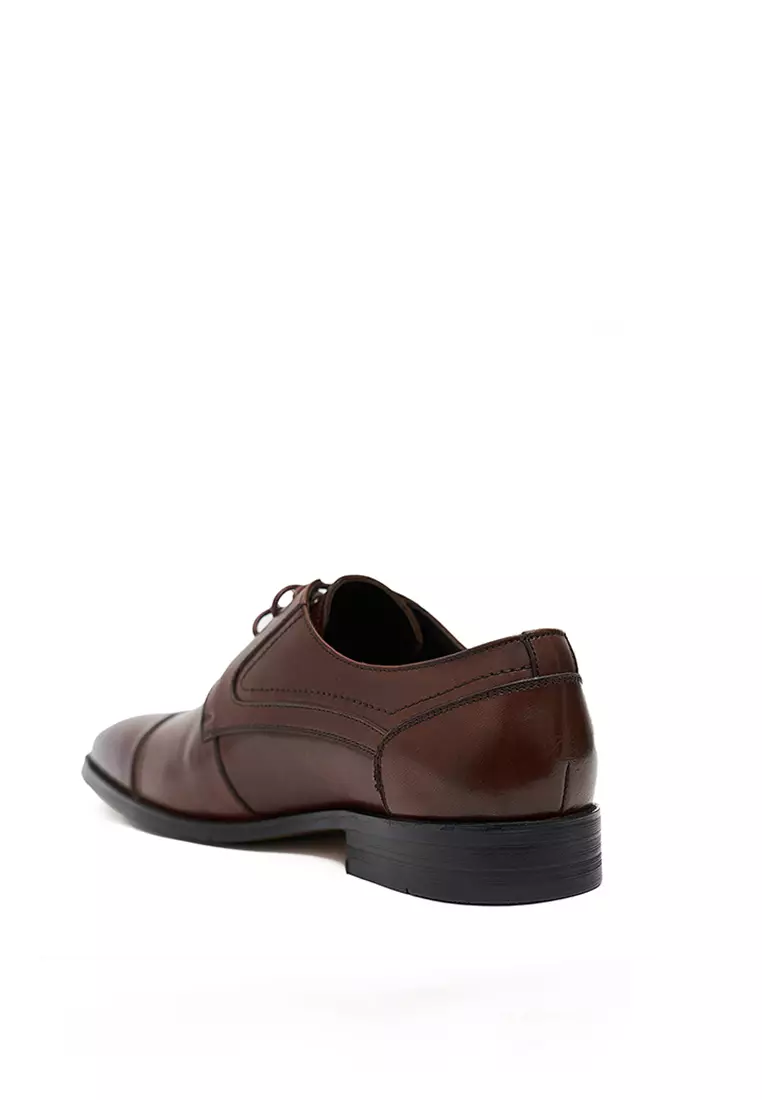 Sepatu Pria Pantofel Formal Gino Mariani Floyd Coklat Tua