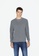 Sisley grey Relaxed fit sweater C4E0CAA7BD04D7GS_1
