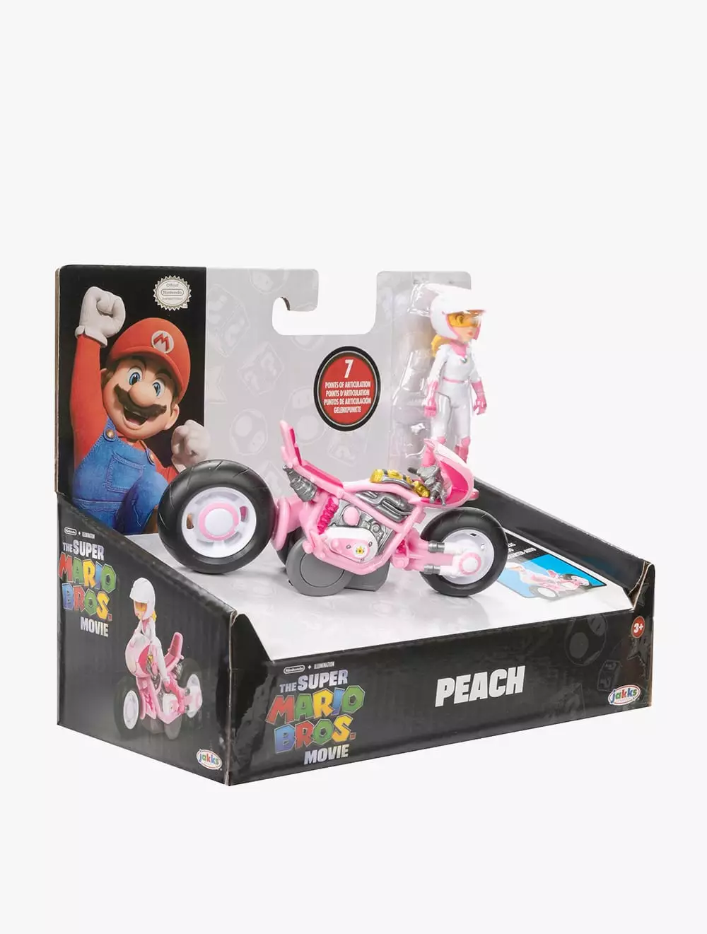 The Super Mario Bros Movie 2.5” Figure with Pull Back Racer – Peach - NTM41769I - multi