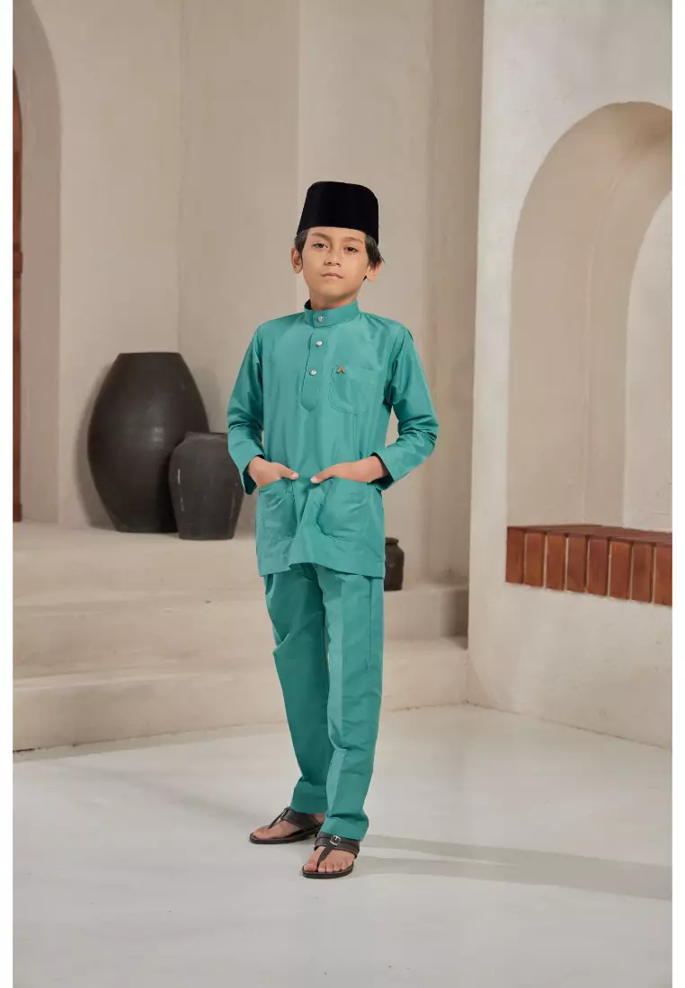 Baju Melayu Moden Cekak Musang for Kids