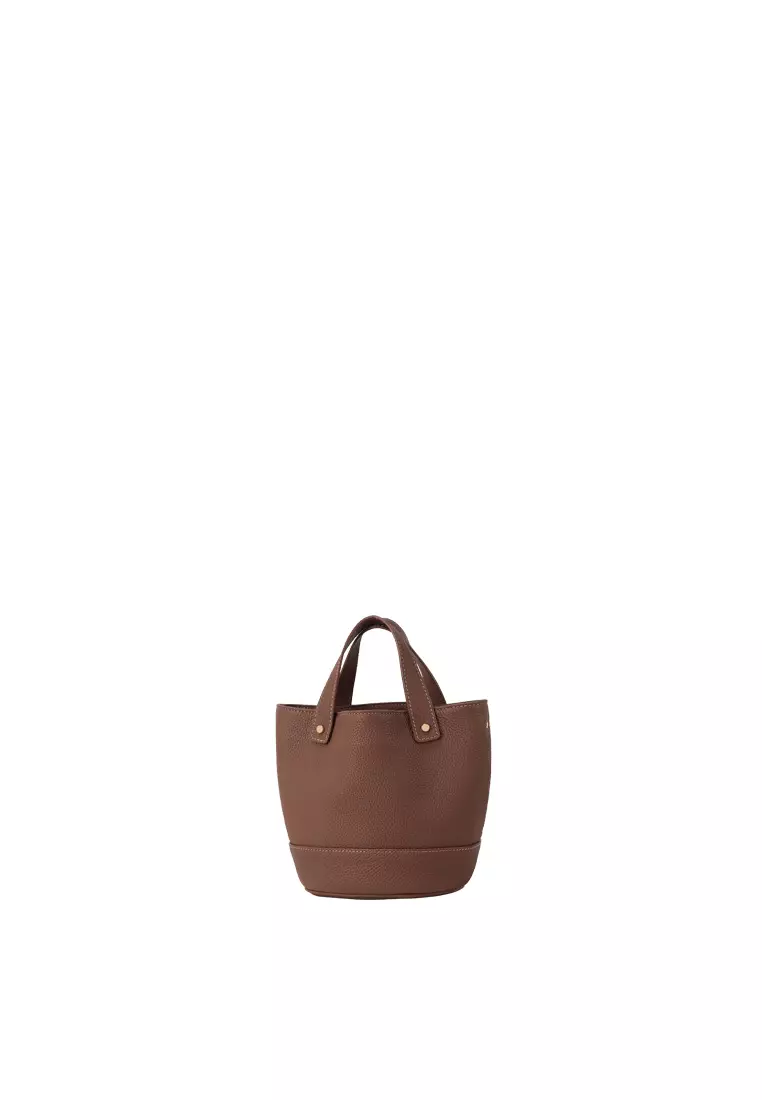 [Online Exclusive] JULIANA Mini Bucket Bag - Caramel