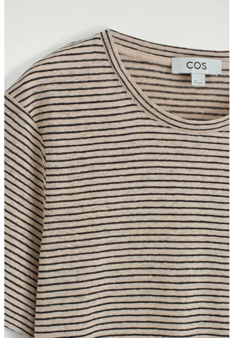 CREW-NECK LINEN T-SHIRT