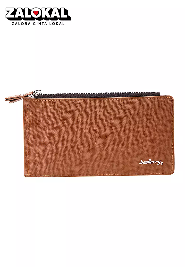Dompet Kartu Nama ATM Model Panjang Card Wallet Many Slot Material PU Leather ORIGINAL