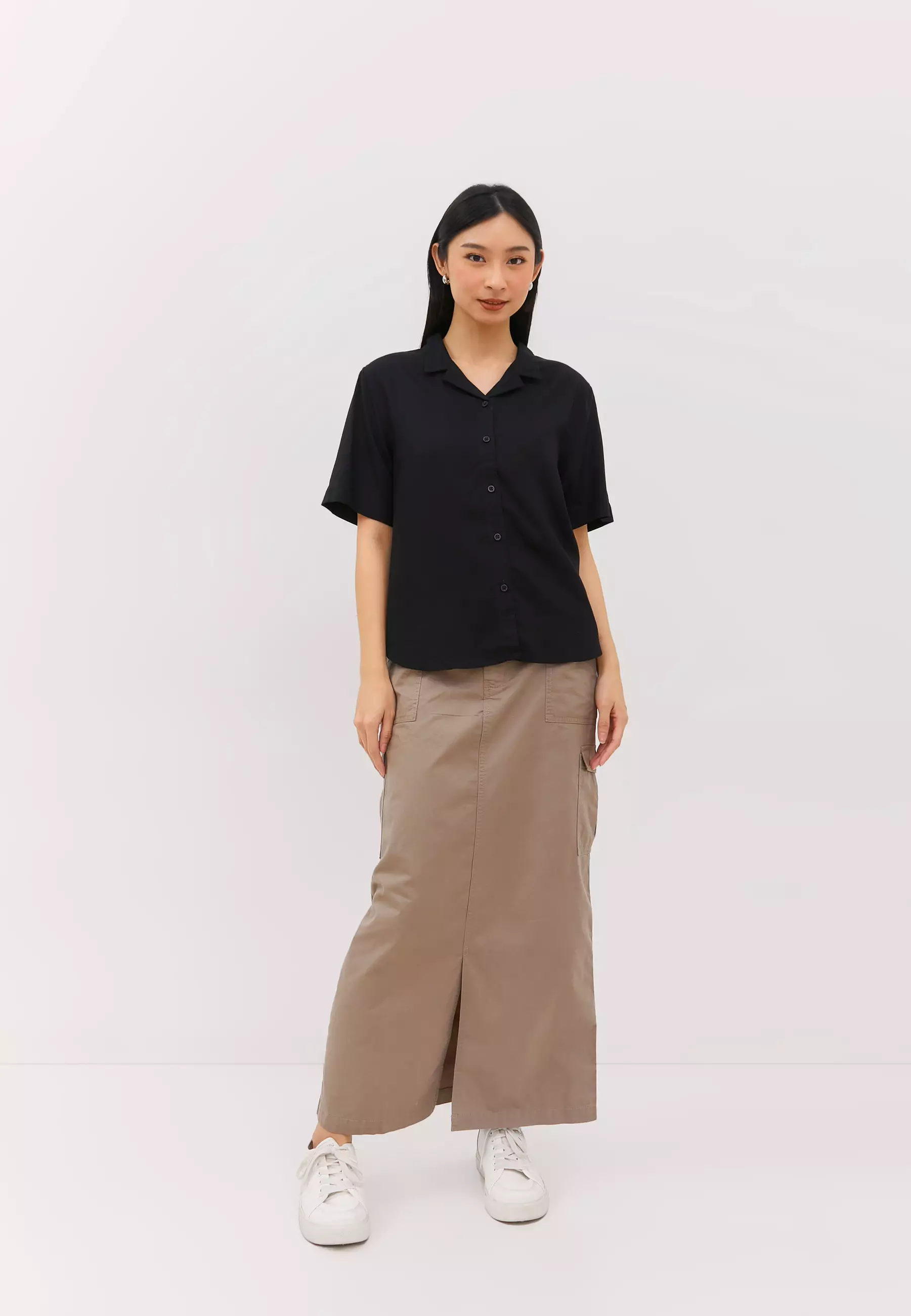 Kamila Black Blouse (G.1502)