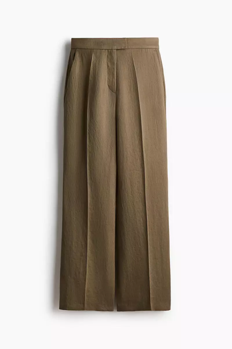 Bootcut tailored trousers