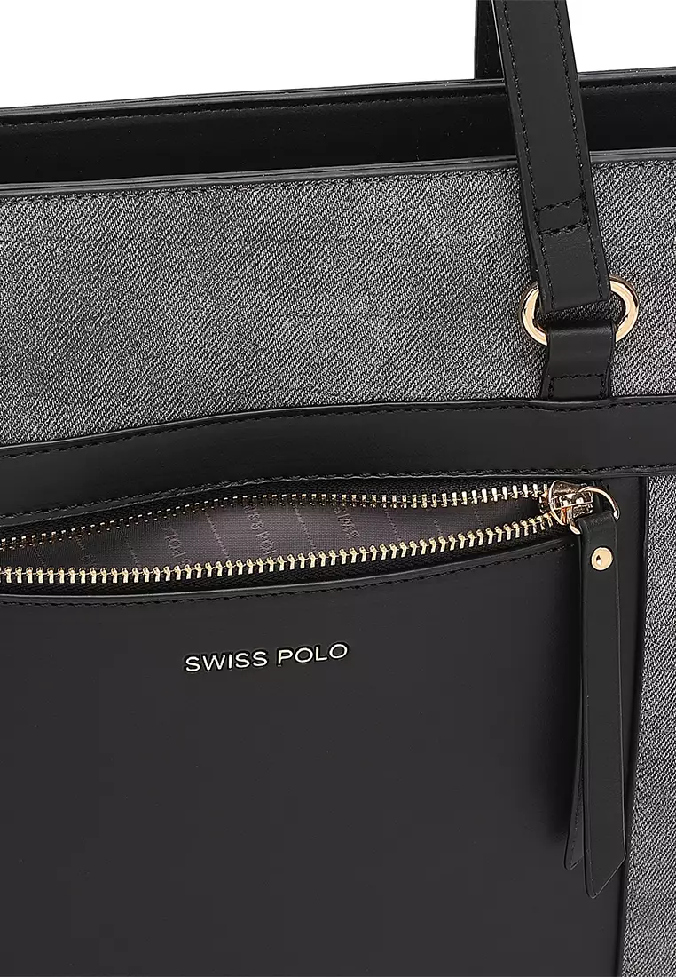 Women's Tote Bag / Shoulder Bag - Black